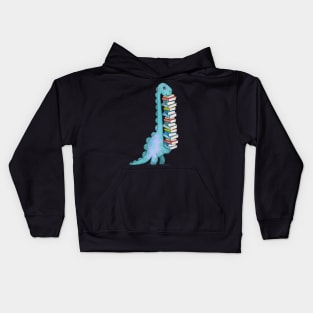 Reading Dinosaur 1 Kids Hoodie